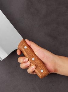 Couperet tranchant personnalisé couteau de chef de cuisine en acier inoxydable trancher la viande couteau à découper manche en bois couteau de boucher pakistanais - Product Image 4