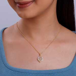 Heer by GIVA Gold Breezy Bling Diamond Pendant & Charm - Product Image 6