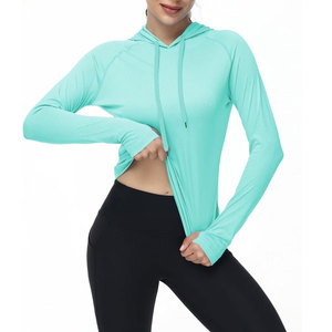 Sudadera con capucha de protección solar UPF UV para mujer, camisa de manga larga SPF Dry Fit, camisa para el sol, rendimiento al aire libre, pesca, senderismo, camisas con capucha - Product Image 6