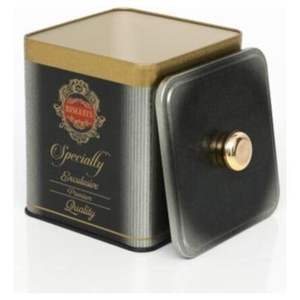 1.8L Perilla Mango Especialidad Gris 120x120x137mm Caja de Metal Cuadrada - Product Image 2