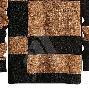 Suéter de Cuello Redondo Estampado Extra Grande para Hombre, Estilo Urbano, Tejido de Punto, 100% Algodón, Transpirable, Diseño Personalizado al por Mayor - Product Image 6