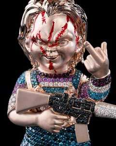 Pendentif en argent 925 personnalisé pour homme, diamant américain VVS, style hip-hop, chaîne glacée avec bijoux classiques pour cadeau de fête pour lui - Product Image 4