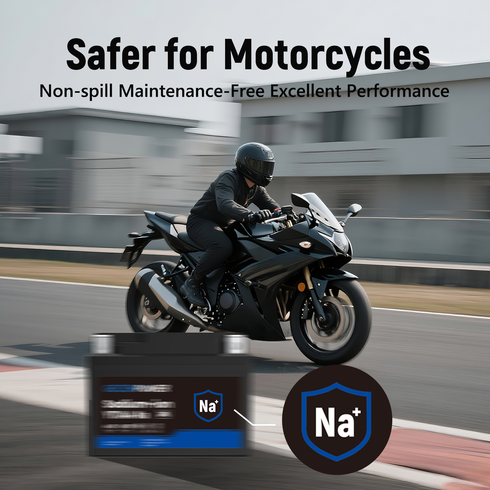 motorcycle battery sodium ion