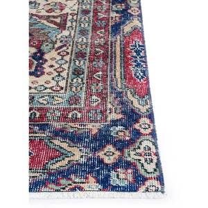 Alfombra de Lana Anudada a Mano de Gran Tamaño, Diseño de Medallón Rojo y Naranja, para Sala de Estar, Pasillo Rectangular, Modelo Pae-2613 - Product Image 4