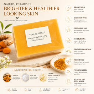 <span class=keywords><strong>Sapone</strong></span> Artigianale OEM ODM con Etichetta Privata alla Curcuma e Acido Kojico per Rimozione Macchie Scure e Schiarimento <span class=keywords><strong>Viso</strong></span> e Corpo - Product Image 3