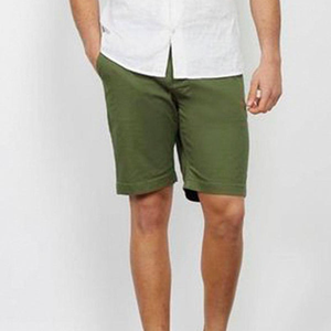 Vente en gros de streetwear uni avec cordon de serrage shorts en coton épais et épais pour hommes shorts en coton 2025 - Product Image 2