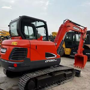 Mini-excavatrice d'occasion Doosan DX60-5B, 7 tonnes, excavatrice hydraulique sur chenilles avec moteur, pompe, haute efficacité, prix bas - Product Image 1
