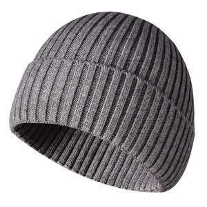 Gorro de Punto Grueso Unisex para Clima Frío, Gorro de Punto Acanalado, Gorro Elástico y Cálido, Gorro de Punto Liso, Gorro de Invierno, OEM/ODM - Product Image 1