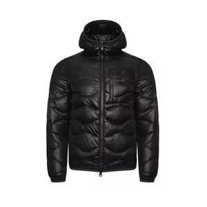 Venta al por mayor de logotipo personalizado Oem estampado invierno algodón abrigo burbuja chaqueta hombres de gran tamaño al aire libre hombres Puffer chaquetas y abrigos - Product Image 1
