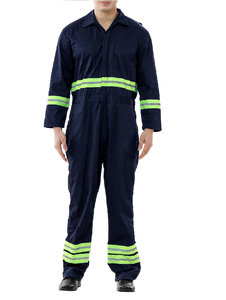 OEM Cotton Coverall with <b>Reflective</b> <b>Tape</b> Custom Hi Vis Industrial Workwear - Product Image 4
