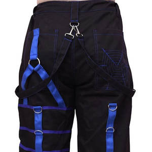 กางเกงผู้หญิงสไตล์โกธิคใหม่ BOLD Fashion Baggy Cyber Tech THEME สีดำและสีน้ำเงิน 2026 - Product Image 5