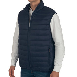 Chaleco acolchado transpirable con logotipo personalizado para hombre, nuevo diseño, elegante, sin mangas, de Color personalizado, para uso al aire libre, chaleco acolchado para hombre - Product Image 4