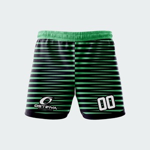 Custom Design Your Own Colour <b>Rugby</b> Shorts men and <b>Women</b> Footy Shorts With Pockets Sublimation Print - Product Image 6