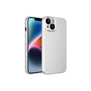 Funda Protectora de Silicona Brillante de Lujo Serie SAFA de Netzy para iPhone 13 11 Pro 14 Plus Pro Max - Blanca con Protección para la Cámara - Product Image 1