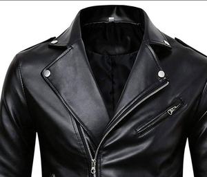 Chaqueta de moda de temporada de invierno para hombre, cuero de secado rápido de alta calidad con lona transpirable, fabricación profesional - Product Image 3