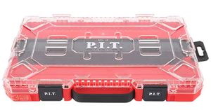 Cassetta Porta Attrezzi Rossa Multiuso ODM per Impieghi Gravosi con Ruote | Contenitore Organizer <span class=keywords><strong>Portatile</strong></span> Anti-Umidità da 30L per Ferramenta per Garage e Campeggio - Product Image 4