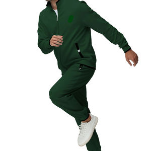 Survêtement d'hiver personnalisé en gros |   Coupe classique |   100% coton polaire |   2 en 1 Design |   Ensemble de vêtements de sport de poids lourd |   OEM/ODM - Product Image 4