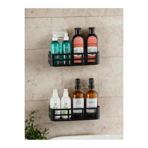 Juego de 2 Organizadores de Baño, Jabonera y Porta Champú, Estante Adhesivo para Accesorios de Ducha - Product Image 6