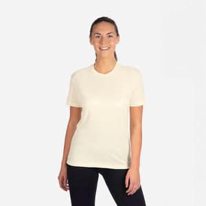 T-shirt décontracté unisexe en jersey CVC 180g, uni, respirant, de qualité supérieure - Product Image 5