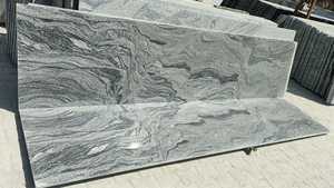 Tuile de dalle de granit vert de conception moderne de Kuppam pierre naturelle polie pour la grande forme extérieure de plancher de cuisine - Product Image 6