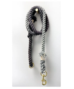 Rope Dog <b>Leash</b> Ombre Grey Cotton <b>Leash</b> Accessory Customized Colored Cotton Rope Handmade Dog <b>Leash</b> <b>Pet</b> <b>Leash</b> - Product Image 3