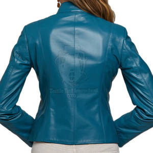 Chaqueta de Cuero Ligera para Mujer de Talla Grande, Chaqueta de Cuero Transpirable para Mujer para Invierno - Product Image 2