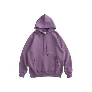 Pull en molleton d'entraînement actif personnalisé pour femmes Sweat à capuche en coton épais surdimensionné pour la saison du printemps - Product Image 2