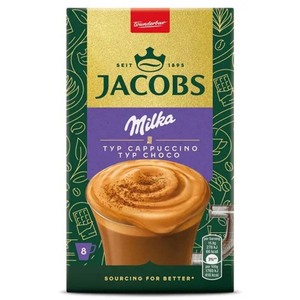 Jacobs Moments Milka Choco Vanille Cappuccino Café instantáneo 2x500g Mezcla cremosa con sabor a chocolate y vainilla - Product Image 5