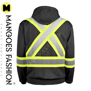 Chaleco de Seguridad de Alta Visibilidad al por Mayor, Logotipo Personalizado, ANSI Clase 1, Poliéster Impermeable para Ropa de Trabajo - Product Image 2