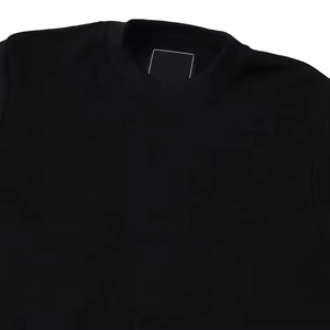 Sweat-shirt noir pour hommes de haute qualité Slim Fit pull à col rond doux tissu de coton respirant idéal pour l'image de marque et l'impression - Product Image 6