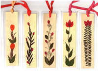 Gepresste Blumen Lesezeichen für Werbe papier Lesezeichen billige Lesezeichen Papier Handwerk für die Förderung