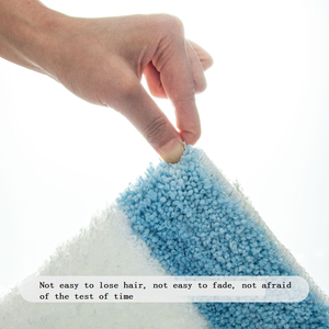 Microfiber Anti-Slip Bathroom Floor Mat PET <b>Toilet</b> Mat for Pets Premium Bathroom Accessory - Breeze Mat Motif - Product Image 3