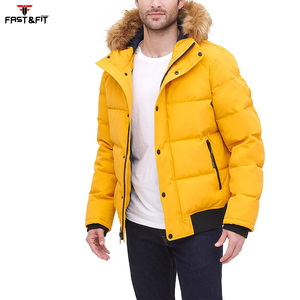 แจ็กเก็ตแบบขนเป็ดคอตั้งของผู้ชายเสื้อแจ็คเก็ตกันลมกันน้ำกันฝนและหิมะสำหรับฤดูหนาว - Product Image 2