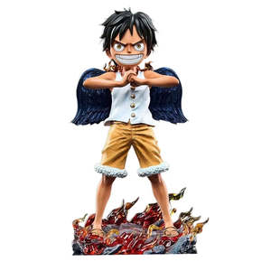 Figura de Resina de Luffy de One Piece, Nueva, Accesorio de Anime para Coleccionar y Decorar, Diseño de Juguete de Dibujos Animados - Product Image 1