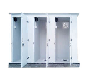 Toilettes portables préfabriquées, salle de bain mobile avec réservoir de déchets, étanche, pour événements extérieurs et camping - Product Image 6