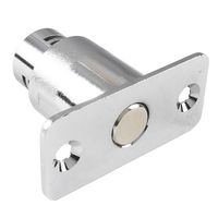 Cylindres de serrure à pêne en alliage de zinc chromé de qualité supérieure, personnalisables pour les tiroirs, portes et armoires de mobilier de bureau, sécurité par ABA