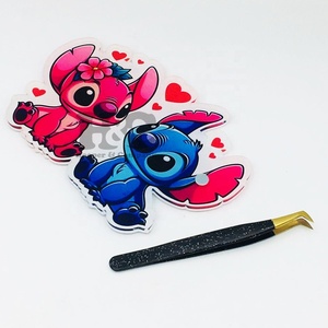 Nouveau design : Supports à cils en acrylique en forme de cœur et de papillon, écologiques et durables, porte-pinces à cils, logo personnalisé, MOQ 25 pièces - Product Image 2