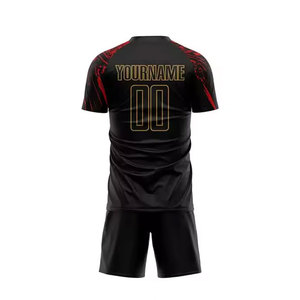 Ropa de fútbol de manga corta de calidad superior Diseño transpirable ecológico Ajuste cómodo Conjuntos de impresión por sublimación - Product Image 3