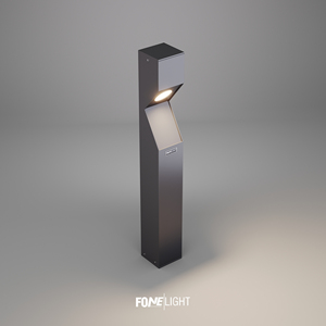 Dualluz nhôm không gỉ bollard Ánh Sáng IP65 không thấm nước dẫn chiếu sáng ngoài trời cho con đường vườn & cảnh quan ứng dụng 75 cm - Product Image 2