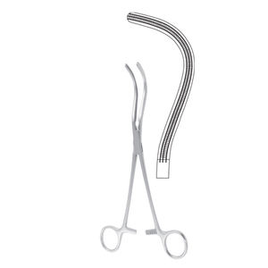 DEBAKEY no estéril reutilizable 24cm y 25cm personalizado, acero inoxidable GUYON ATRAUMATA riñón pedículo abrazadera base instrumentos quirúrgicos - Product Image 4