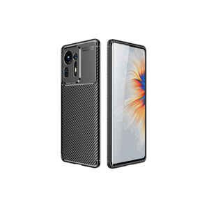 Funda de Silicona TPU de Grado Premium SAFRA Negra Compatible con Netzy 11Pro y Mi 10S, Diseño de Armadura Negra con Acabado Electrochapado - Product Image 1