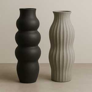 Pots de fleurs et jardinières en terrazzo en béton pour la décoration de jardin domestique - Product Image 1