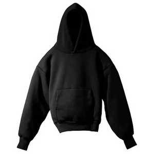 เสื้อฮู้ดดี้ผ้าฝรั่งเศสเทอร์รี่คุณภาพสูง 100% ผ้าฝ้าย สำหรับฤดูหนาว ผู้ชาย สไตล์สตรีทแวร์ ทรงโอเวอร์ไซส์ ไหล่ตก รับผลิตแบบ OEM - Product Image 2
