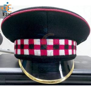 Casquette de sécurité noire OEM, casquette de sécurité, 100% laine, unie, tailles et couleurs personnalisées disponibles, vente en gros - Product Image 5