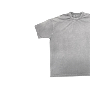 T-shirt Homme Streetwear Vintage Délavé Effet Usé Acide, Coupe Classique, Logo Imprimé Personnalisé, 100% Coton - Product Image 4