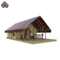 Tenda Kemah Bingkai Kualitas Tinggi untuk Aktivitas Luar Ruangan Tenda Safari Ukuran Kustom
