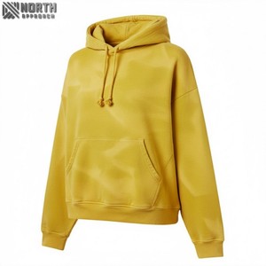 Sudadera con capucha informal negra lavada con piedra de gran tamaño, sudadera con estampado de tamaño Xs con bolsillo de canguro, ropa de calle de algodón lavado para hombre - Product Image 5