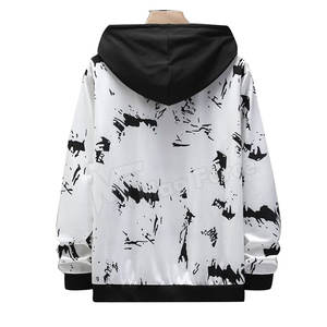 เสื้อฮู้ดผู้ชายแนวสตรีทเสื้อมีฮู้ดออกแบบโลโก้ได้ตามต้องการ - Product Image 2