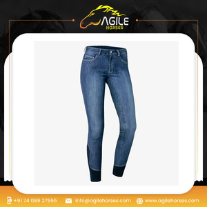 Meilleure vente Culotte d'équitation en jean Pantalon équestre Jodhpurs Culottes Fabrication personnalisable - Product Image 6