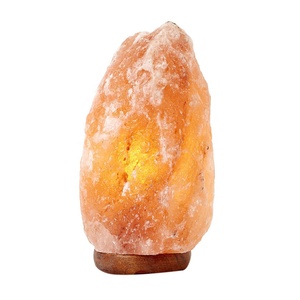 Authentic Natural Himalayan Pink <b>Salt</b> Glow <b>Lamp</b> Sian Enterprises 100% Handmade Carved Feng Shui Style Home Decoration Cord <b>Bulb</b> - Product Image 2